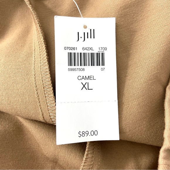 J. Jill Pants Women’s XL Camel Brown Pull On Stretch Ponte - Picture 8 of 13